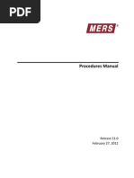 Exhibit J - Mers Procedures Manual