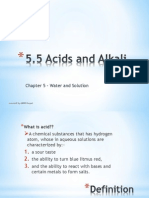 Science Form 2 Chapter 5.5 - Acid and Alkali Note