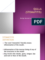 Stomatitis