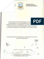 Executive Secretariat International Conference On The Great Lakes Region Secretariat Executif Conference Internationale Sur La Region Des Grands Lacs