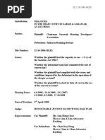 3.4.2009 22-30-2004-III (II) Chairman Sarawak Housing Dev. Asso. Vs MBB