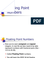 Floating Point Numbers