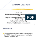 UMTS System Overview (National Taiwan University)