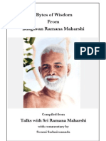 Bytes of Wisdom From Sri Ramana Maharshi