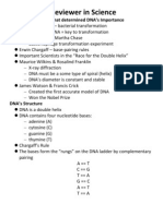 Reviewer in Science: Important Scientists That Determined DNA's Importance