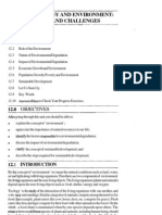 12 AND AND: Unit Ecology Environment: Issues Challenges