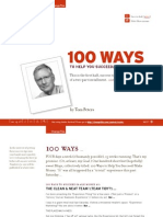 100 WAYS: by Tom Peters