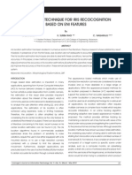 An Efficient Technique For Iris Recocognition Based On Eni Features