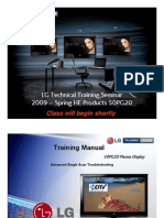 LG 50pg20 Plasma Training Manual 1 - 2009