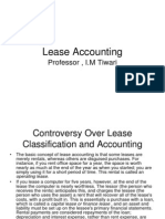 Lease Accounting: Professor, I.M Tiwari