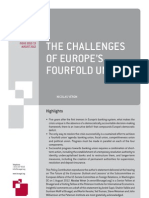 The Challenges of Europe'S Fourfold Union: Policy