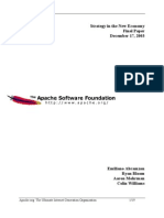 Strategy in The New Economy Final Paper December 17, 2003: Apache