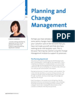 Planning and Change Management