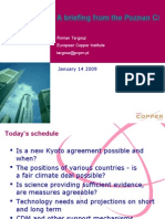 A Briefing From The Poznan Climate Change Conference (COP14)