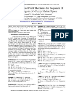 Common Fixed Point Theorems For Sequence of Mappings in M - Fuzzy Metric Space