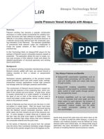 Filament Wound Composite Pressure Vessel Analysis With Abaqus 2005