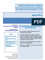 Reporte N°101 - Julio - 2012