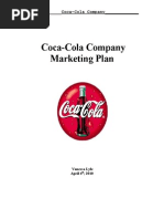 Coca Cola Marketing Plan