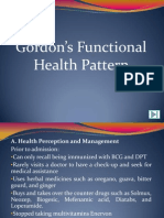 Sample Gordon's Functional Health Pattern: Intestinal Obstruction