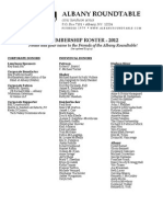 Membership Roster 08-15-12