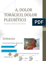 Disnea, Dolor Torácico, Dolor Pleurítico