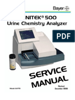 Bayer CLINITEC 500 Urine Chemistry Analyzer Service Manual