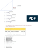 Write Positive Sentences in Simple Past