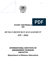 Human Resource Management (CP-204)