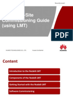 Nodeb On-Site Commissioning Guide (Using LMT)