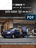 2012 Ram Cargo Van User Guide