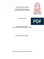 Construcción de Un Prototipo de Generador Eólico