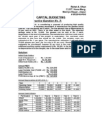 Capital Budgeting Case