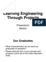 Learning Engineering Through Projects