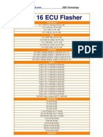 EDC 16 ECU Flasher Application Lists