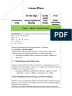 Technology Integrated Unit Plan - Contents of A Dead Mans Pocket