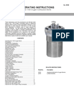 Operating Instructions: For The 1108 Oxygen Combustion Bomb