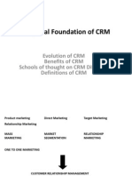 CRM Conceptual Foundation