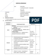 SESIÓN DE APRENDIZAJE Operaciones Combinadas