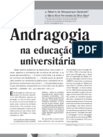 Andragogia Na Educação Universitária