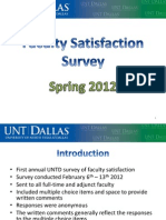 Unt Dallas Faculty Satisfaction