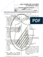 Practica Mruv y Caida Libre Parabolico Quinto Grado