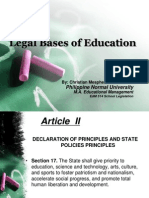 Legal Bases of Education