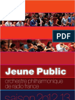 Brochure Jeune Public de L'orchestre Philharmonique de Radio France 2012-2013