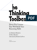 Toolbox Front Matter and Lessons 2 and 3