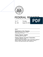 Department of The Treasury: Vol. 77 Thursday, No. 169 August 30, 2012