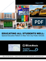 Educating All Students Well: Special Education Reform in New York City Public Schools