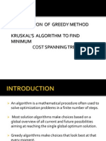 Application of Greedy Method