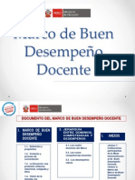 Marco de Buen Desempeño Docente - JORNADAS