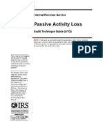 Passive Activity Loss Audit Technique Guide