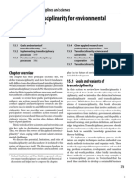 Chapter 15: Transdisciplinarity For Environmental Literacy